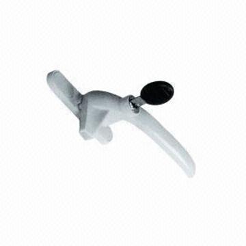 Aluminum window handle with key