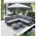 Outdoor Möbelset Teakarm Arm Outdoor Sofa