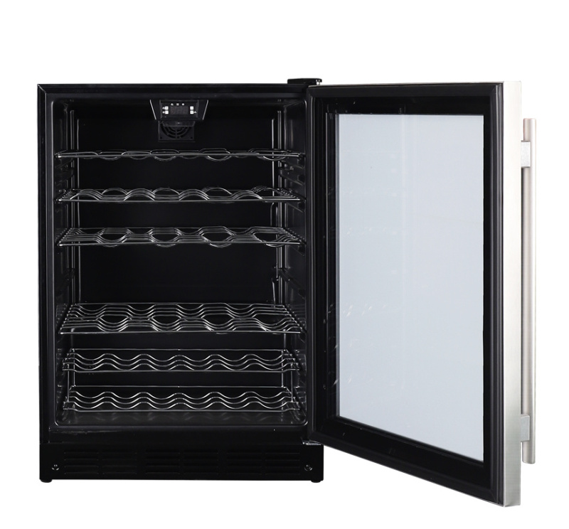 Capacity Freestanding Compressor cooling Wine cooler