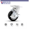 Black Heavy Duty Side Brake Industrial Furniture Casters