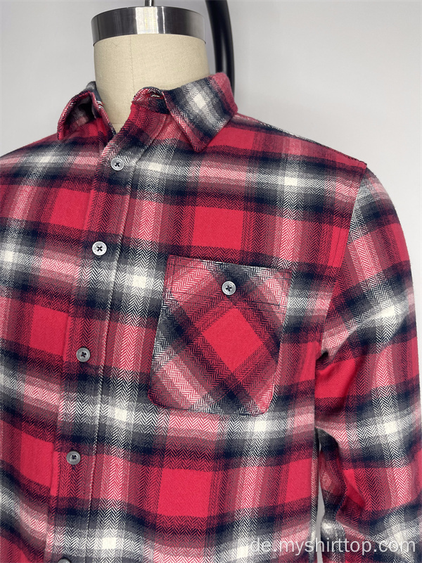 Jugendflanellplaid -Vintage -Hemd