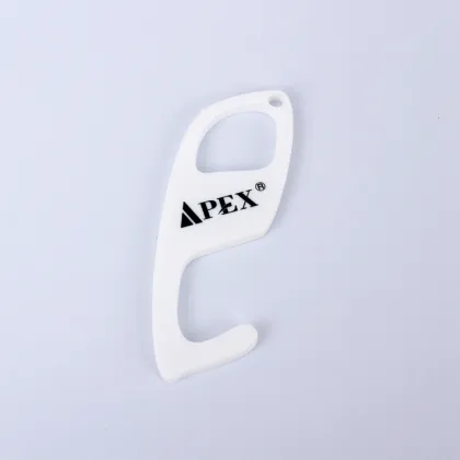 APEX White Plastic Handsfree Door Opener Key Tool