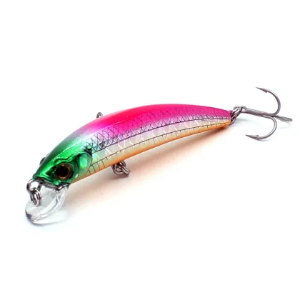 AOCLU Slim Body Sinking Minnow Jerk Bait with VMC Hook