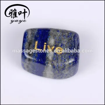 Wholesale Natural semi precious engraved tumbled stone                        
                                                                                Supplier's Choice