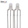 Bi-warna LED 3mm Beureum Héjo LED Umum Caang