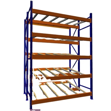 Heavy Duty Pallet Gravity Flow Rack for Efficient Warehouse Storage