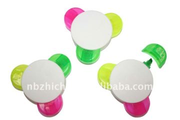 [XSG factory directly sell] flower colored highlighter pen 3 in 1