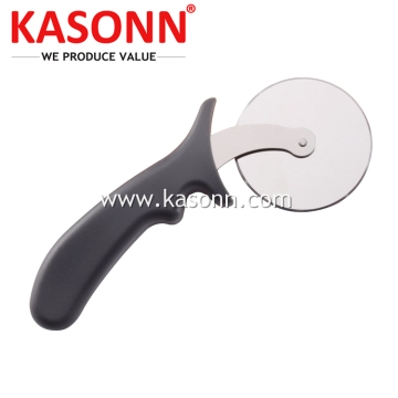 Stainless Steel Pancake Pizza Cutter with Long Handle
