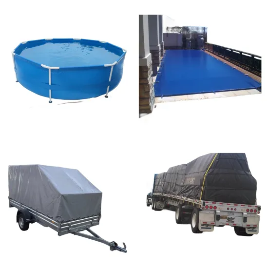 High-Tensile Strength and UV-Resistant PVC Tarpaulin Fabric: Ideal for Truck Covers, Pool/ Swimming Enclosures, and Inflatables
