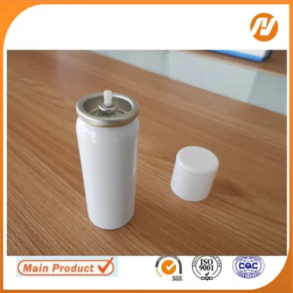 aluminum aerosol can for shaving foam
