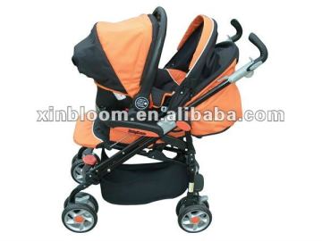 orange baby stroller 3 in 1 BS05