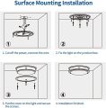 House Emergency Light con supporto per batteria 90 minuti