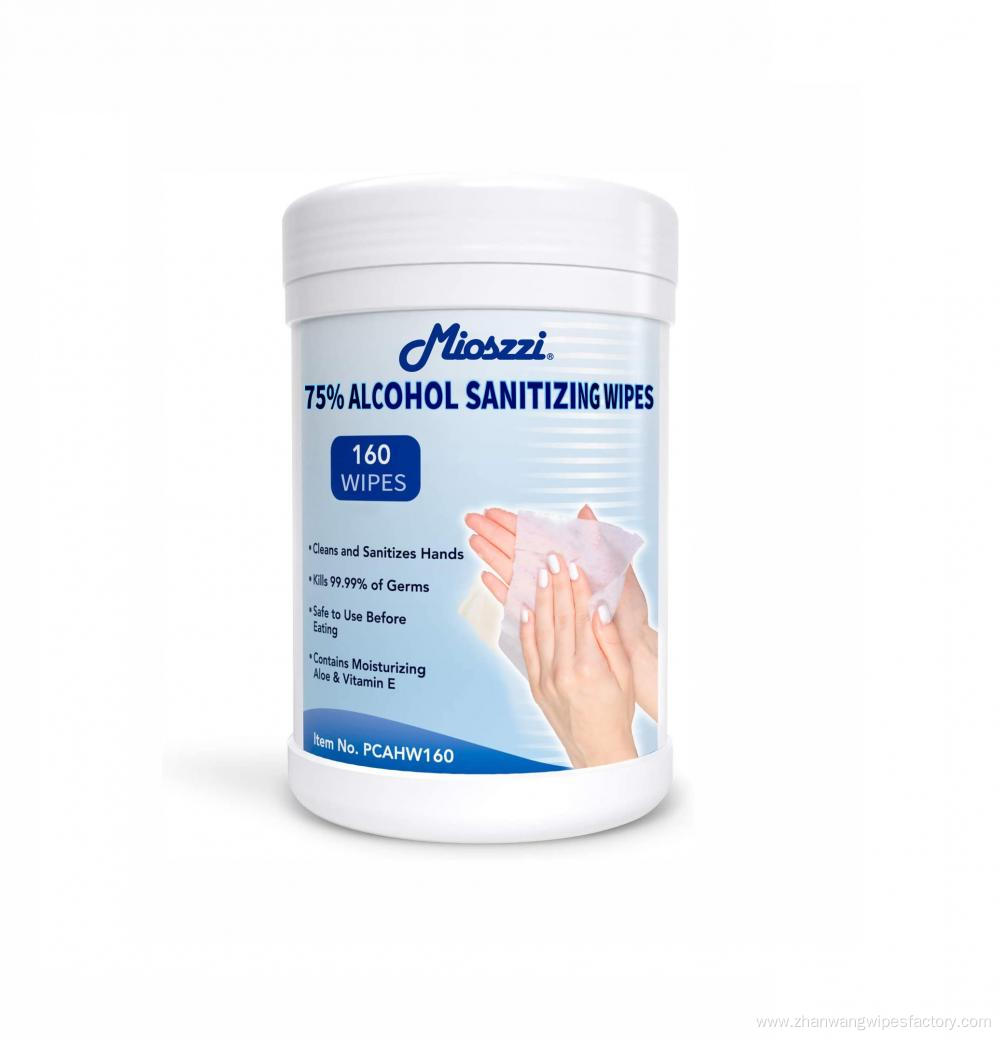 Non-woven Sterile 75% Isopropyl Alcohol Cleaning Wipes