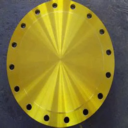 ANSI 16.48 Blind Forging Golden Color Paint Flange