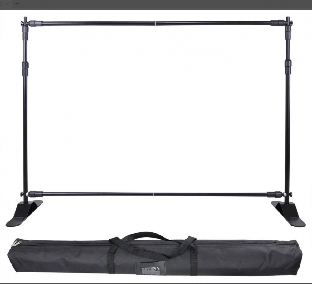 Triple Crossbar Backdrop Stand Metal