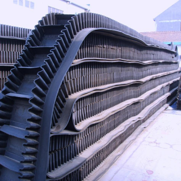 Corrugated sidewall and conveyor belt