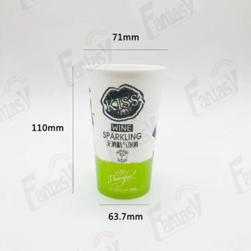 125 ml PP Material Kunststoff Milch Joghurtverpackung Tasse
