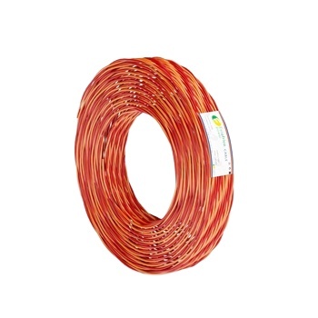 زوج مرن ملتوية 2*84mm PVC سلك كهربائي نحاسي معزول لأسلاك المنزل