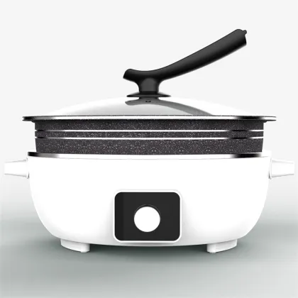High Performance Aluminum Alloy Electric Skillet Pan for Kitchen