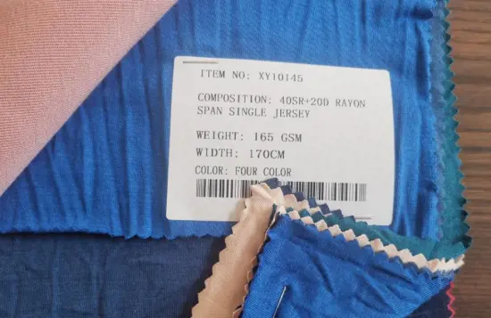 Rayon Span Single Jersey Fabrics