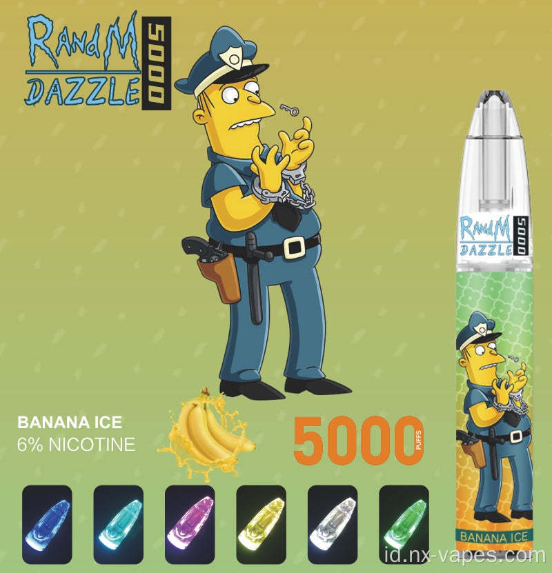 Randm Dazzle 5000 RGB Perangkat Pod Cahaya Cahaya