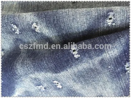 100% Cotton Hole Style Denim for Shoes