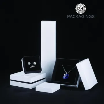 Lid and Base Jewelry Box Customized LOGO