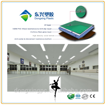 Factory supply PVC dance room, fitness flooring