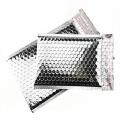 6x10 Inch Silver Glamour Metallic Bubble Mailers