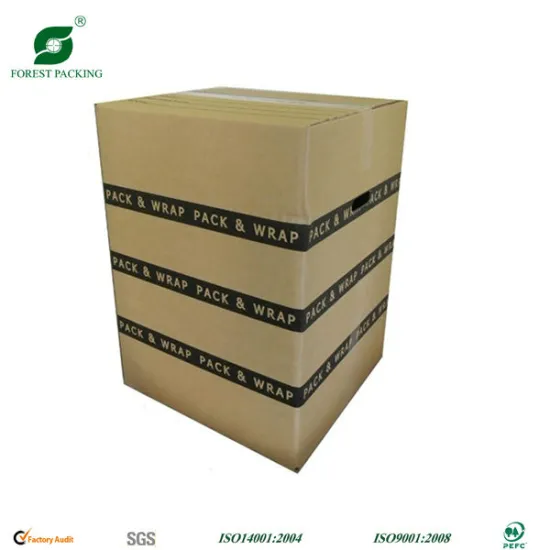 Flexo Printed AB flute Corrugated Craft Shipping Box