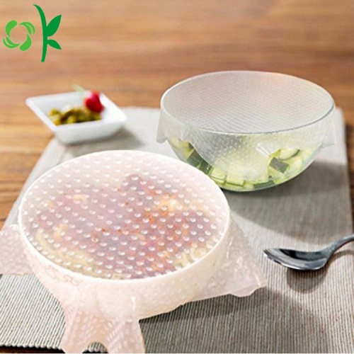 Силиконовый стретч BPA Free Food Covers Seal Wrap