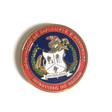 Logo Custom Folk Craft Souvenir Gold Plated Commemorative Coin