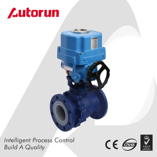Explosion Proof Fluorine Lined Ball Valve with Electric Actuator