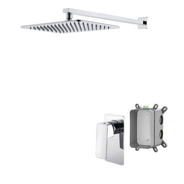 Chrome Wall Mount Rain Shower Head
