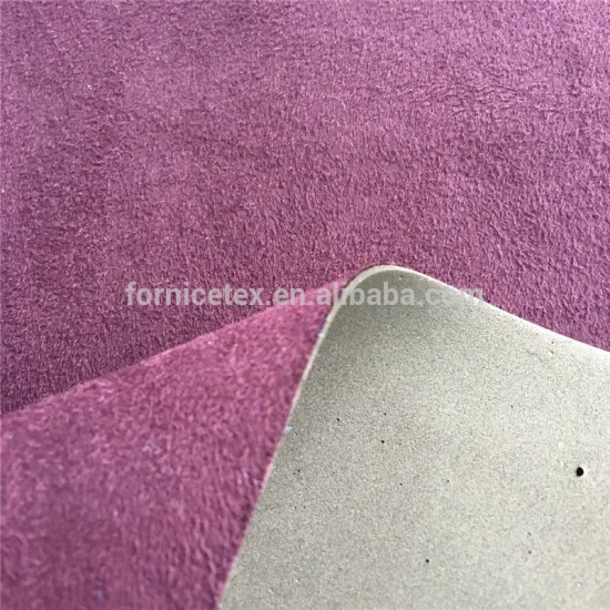 Microfibre suede with EVA backing for shoes and sofa