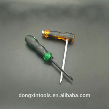 2016 Factory directly supply plastic rubber handle screwdriver sizes of all screwdriver