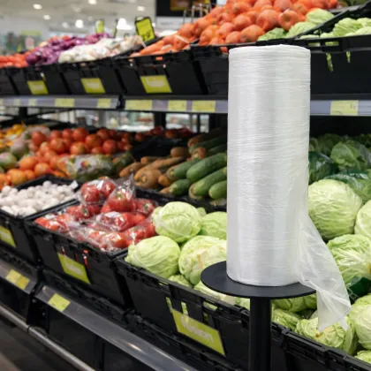 HDPE Produce Bags on Roll