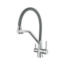 Kitchen Faucet with Pull Out Dual Handle