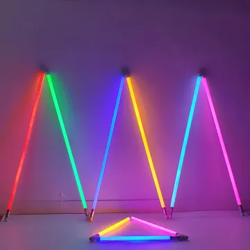3000mAh Hot Sale T8 RGB Rechargeable Handheld Tube Light for Dance Room