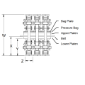 SVP тяжелый разрез E-Bar Sectional Vucanizer Press