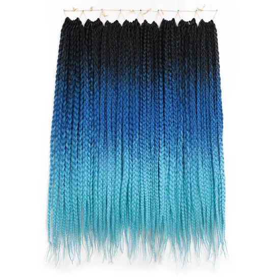 High Temperature Cheapest Long Ombre African Synthetic For Natural Hair Black Thin Twists Hairstyles For Women