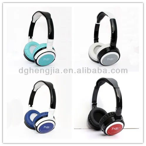 2014 hot selling wireless folding headphone with sd card