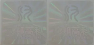2015 anti-counterfeiting transparent hologram sticker/ transparent hologram label