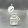 Round Clear Storage Hermetic Jar with Latch Lid