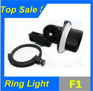 DSLR Follow Focus F1 15mm Rod Support For 60D 600D 5D II D7000 D5000 D90 D800