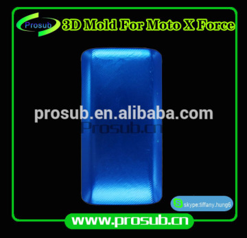 3D sublimation mobile phone case cover plastic injection mould for Prosub- moto x force