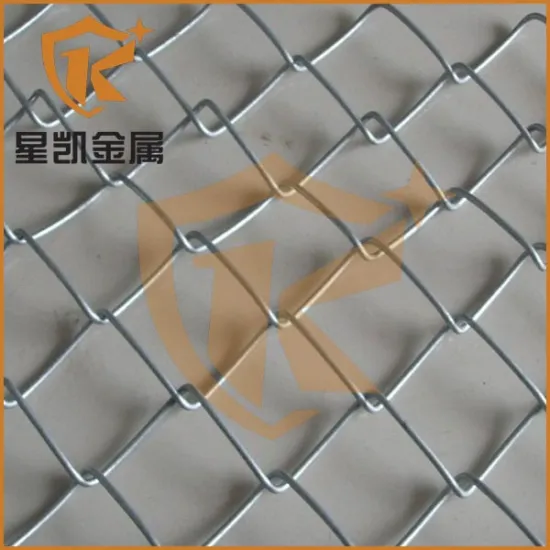 Galvanized chain Link fence Type and Hexagonal Hole Shape