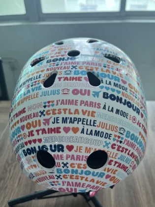 girls Decals Motorcycle Biker Cool helmet Sticker