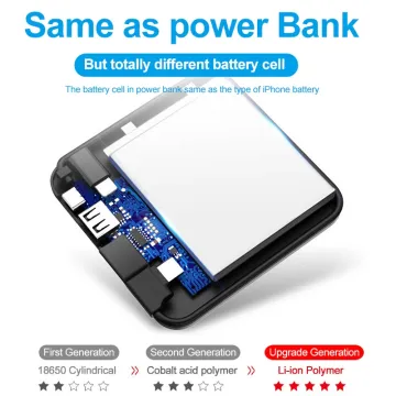 Wireless mini portable power bank 10000mAh