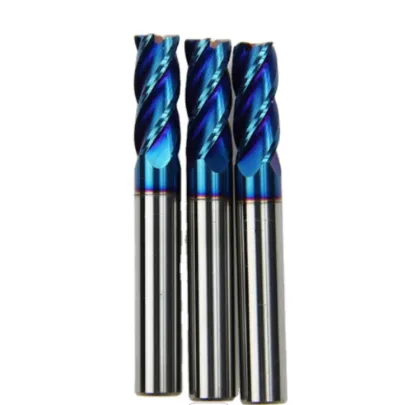 Flat End Mills Cutting Tools Carbide Corner Radius